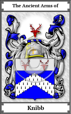 Knibb Family Crest Download (JPG) Book Plated - 300 DPI