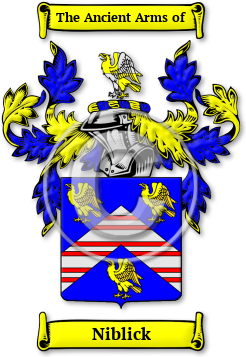 Niblick Family Crest Download (jpg) Legacy Series - 150 DPI