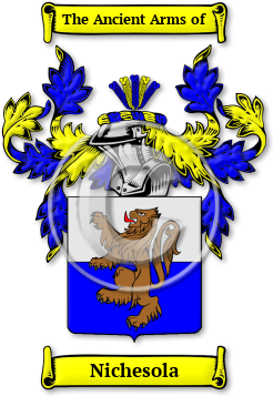Nichesola Family Crest Download (jpg) Legacy Series - 150 DPI
