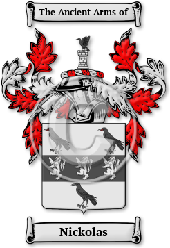 Nickolas Family Crest Download (jpg) Legacy Series - 150 DPI