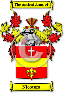 Nicotera Family Crest Download (jpg) Legacy Series - 150 DPI