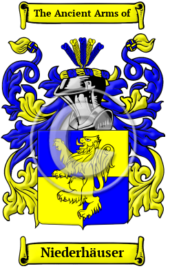Niederhäuser Family Crest Download (JPG) Heritage Series - 300 DPI