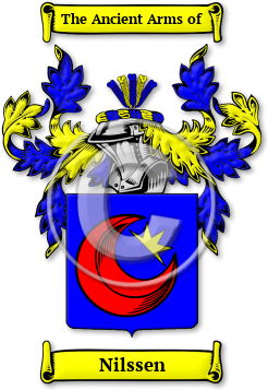 Nilssen Family Crest Download (JPG) Legacy Series - 600 DPI