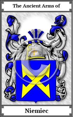 Niemiec Family Crest Download (JPG) Book Plated - 600 DPI