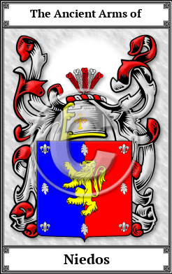 Niedos Family Crest Download (JPG)  Book Plated - 150 DPI