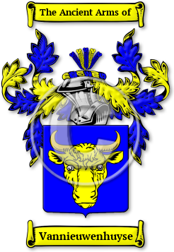Vannieuwenhuyse Family Crest Download (JPG) Legacy Series - 600 DPI