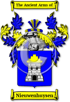Nieuwenhuysen Family Crest Download (JPG) Legacy Series - 300 DPI