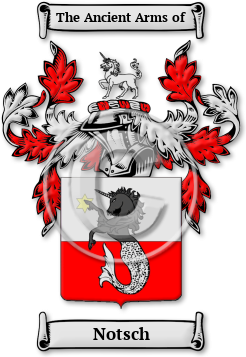 Notsch Family Crest Download (JPG) Legacy Series - 600 DPI