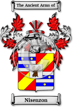 Nisenzon Family Crest Download (JPG) Legacy Series - 600 DPI