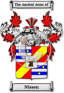 Nissen Family Crest Download (jpg) Legacy Series - 150 DPI
