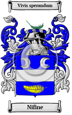 Nifine Family Crest Download (JPG) Heritage Series - 300 DPI