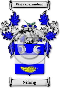 Nifong Family Crest Download (jpg) Legacy Series - 150 DPI
