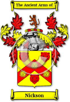 Nickson Family Crest Download (JPG) Legacy Series - 300 DPI