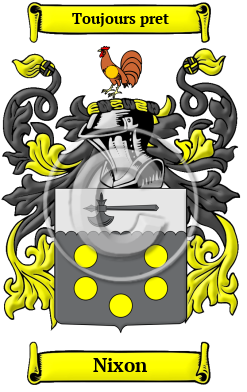 Nixon Family Crest Download (JPG) Heritage Series - 600 DPI