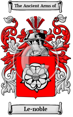 Le-noble Family Crest Download (JPG) Heritage Series - 300 DPI