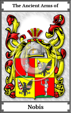 Nobis Family Crest Download (JPG)  Book Plated - 150 DPI