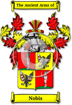Nobis Family Crest Download (JPG) Legacy Series - 300 DPI