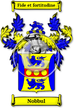 Nobbul Family Crest Download (jpg) Legacy Series - 150 DPI
