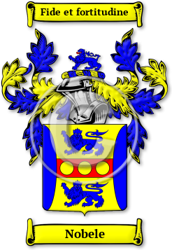 Nobele Family Crest Download (JPG) Legacy Series - 600 DPI