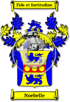 Noebelle Family Crest Download (jpg) Legacy Series - 150 DPI
