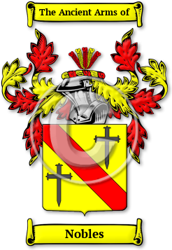Nobles Family Crest Download (jpg) Legacy Series - 150 DPI