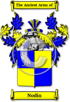Nodin Family Crest Download (jpg) Legacy Series - 150 DPI