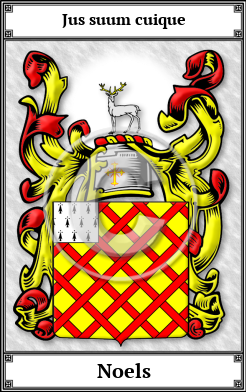 Noels Family Crest Download (JPG) Book Plated - 600 DPI