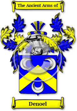 Denoel Family Crest Download (jpg) Legacy Series - 150 DPI