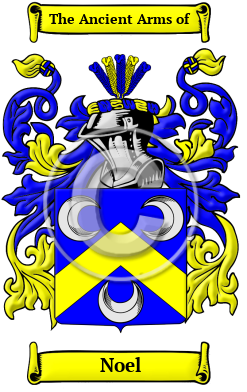 Noel Family Crest Download (JPG) Heritage Series - 600 DPI