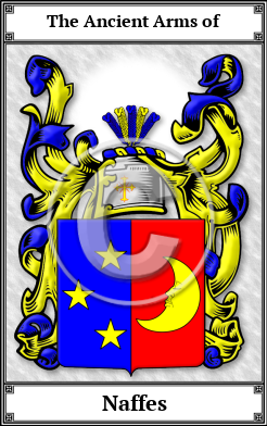 Naffes Family Crest Download (JPG)  Book Plated - 150 DPI