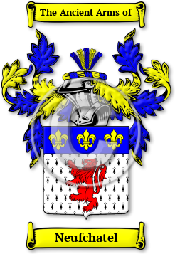 Neufchatel Family Crest Download (JPG) Legacy Series - 600 DPI