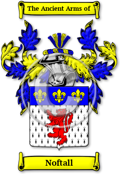 Noftall Family Crest Download (jpg) Legacy Series - 150 DPI