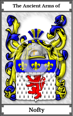 Nofty Family Crest Download (JPG)  Book Plated - 150 DPI