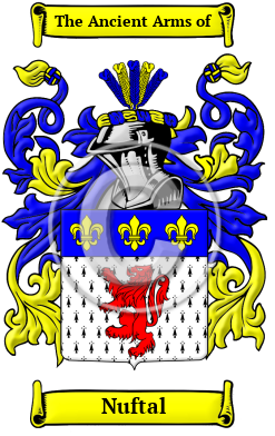 Nuftal Family Crest/Coat of Arms