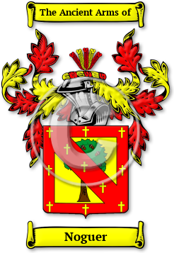 Noguer Family Crest Download (jpg) Legacy Series - 150 DPI