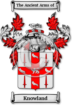 Knowland Family Crest Download (jpg) Legacy Series - 150 DPI