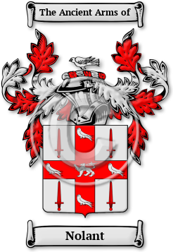 Nolant Family Crest Download (jpg) Legacy Series - 150 DPI