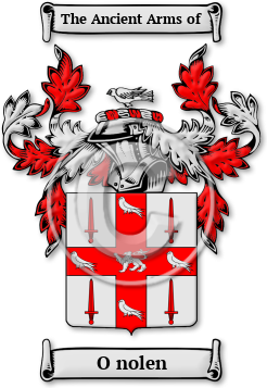 O nolen Family Crest Download (jpg) Legacy Series - 150 DPI