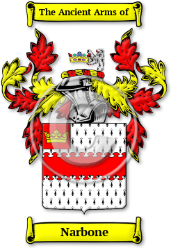 Narbone Family Crest Download (JPG) Legacy Series - 300 DPI