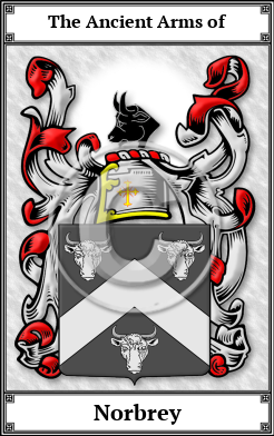 Norbrey Family Crest Download (JPG)  Book Plated - 150 DPI
