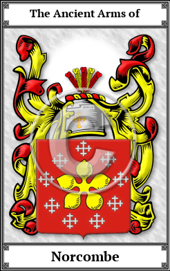 Norcombe Family Crest Download (JPG)  Book Plated - 150 DPI