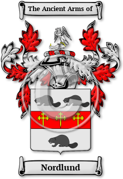Nordlund Family Crest Download (jpg) Legacy Series - 150 DPI