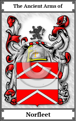 Norfleet Family Crest Download (JPG) Book Plated - 600 DPI