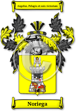 Noriega Family Crest Download (jpg) Legacy Series - 150 DPI