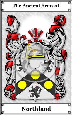 Northland Family Crest Download (JPG) Book Plated - 600 DPI
