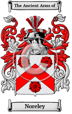 Noreley Family Crest Download (JPG) Heritage Series - 600 DPI