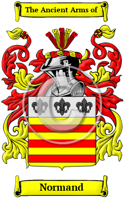 Normand Family Crest Download (JPG) Heritage Series - 600 DPI