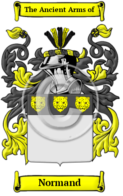 Normand Family Crest Download (JPG) Heritage Series - 600 DPI