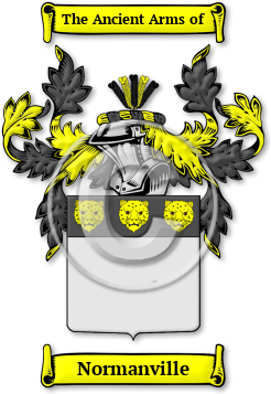 Normanville Family Crest Download (jpg) Legacy Series - 150 DPI