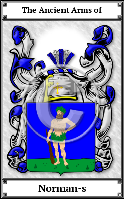 Norman-s Family Crest Download (JPG) Book Plated - 600 DPI